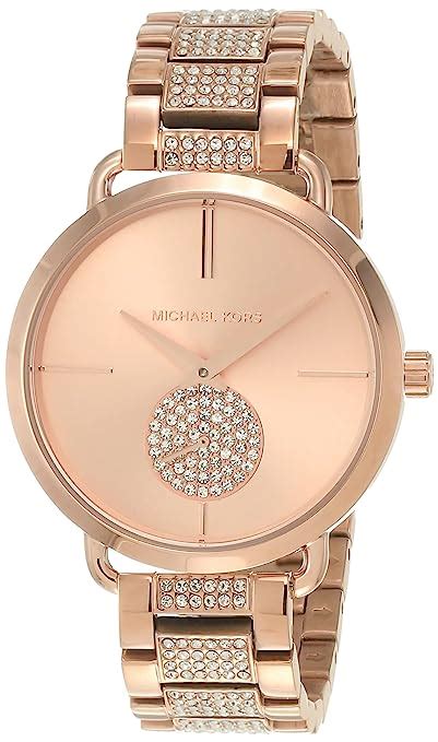 Michael Kors Portia Analog Rose Gold Dial Women's Watch .